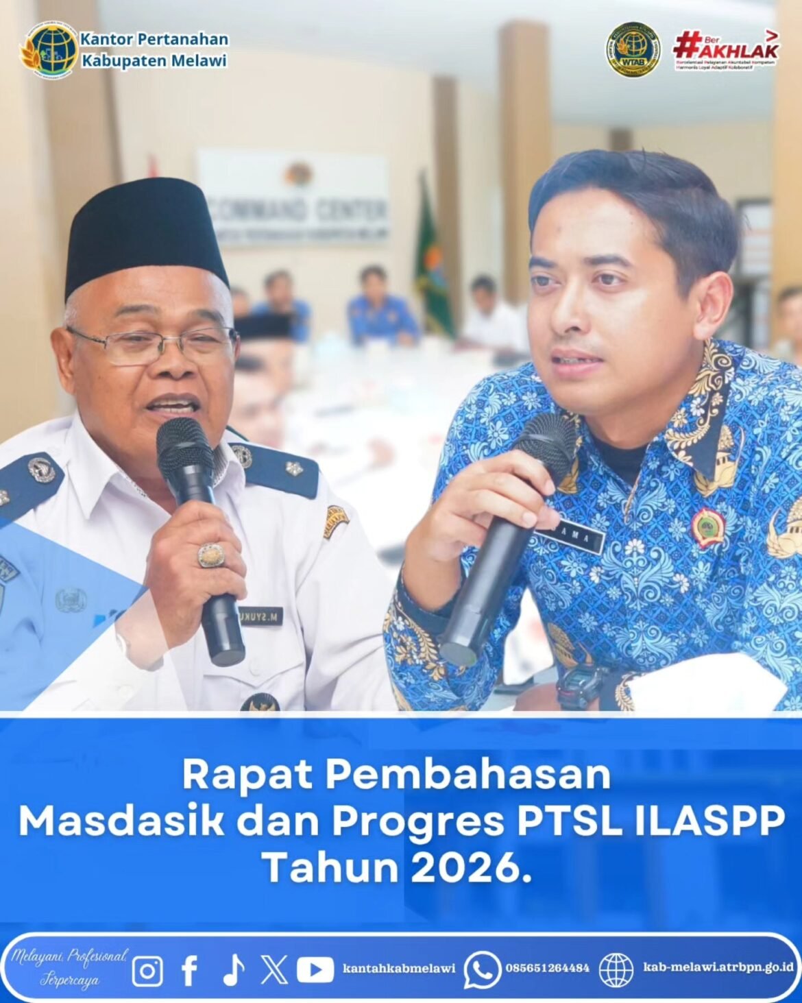 ​Kantor Pertanahan Kabupaten Melawi terus memperkuat sinergi dan koordinasi guna menyukseskan program strategis pertanahan di tahun ini!