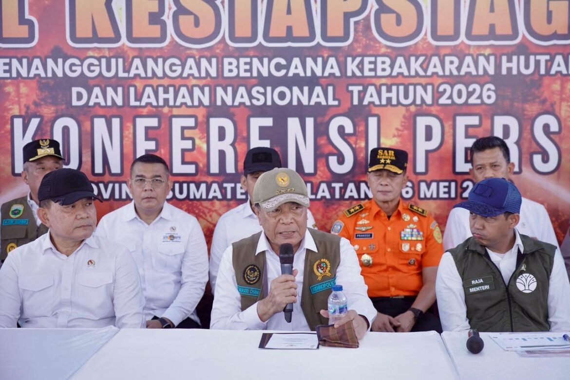 Siap Siaga Cegah Karhutla, Wamen Ossy Imbau Pemegang HGU Lakukan Tindakan Pencegahan