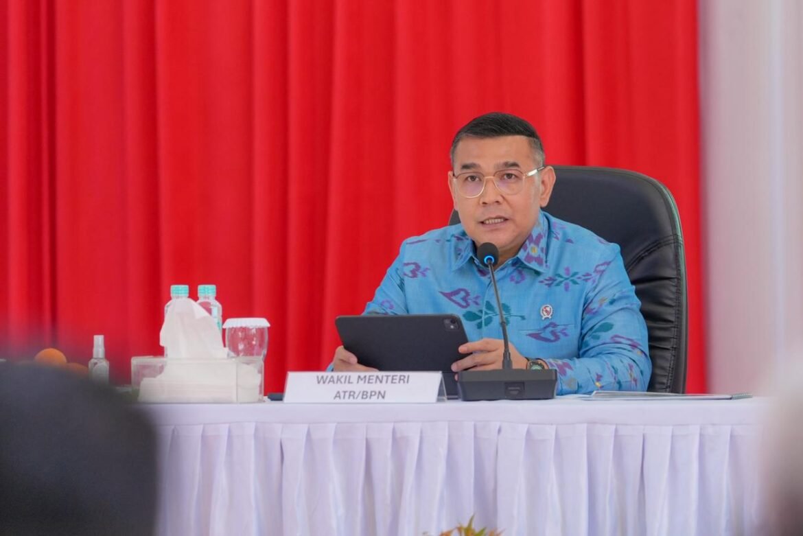 50% Bidang Tanah di Sulteng Sudah Bersertipikat, Wamen Ossy: Ini Menunjukkan Sulteng Terus Bertumbuh