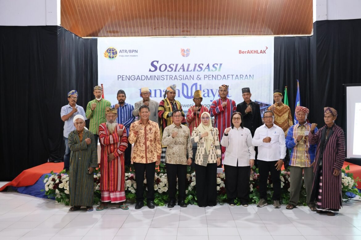 Sosialisasi Pengadministrasian dan Pendaftaran Tanah Ulayat, Bekali Masyarakat Hukum Adat Buton Selatan Soal Tahapan Sertipikasi