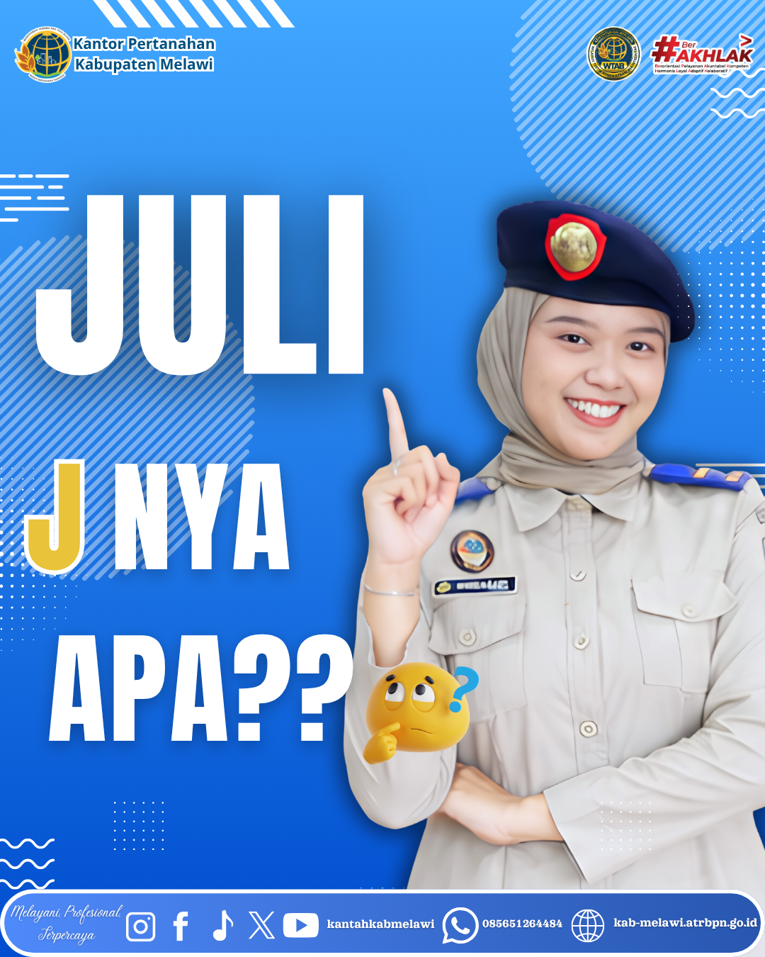 Ayo urus sertipikat elektronik kamu ke Kantor Pertanahan Kabupaten Melawi