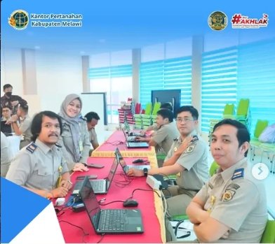 Perwakilan Pegawai dari Kantor Pertanahan Kabupaten Melawi mengikuti tahapan Seleksi KRS Jabatan Pengawas Tahun 2026